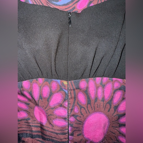 TRINA TURK Los Angeles Silk Rory Luxury Multi-Color Knee-Length Sheath Dress 2 - Picture 11 of 14